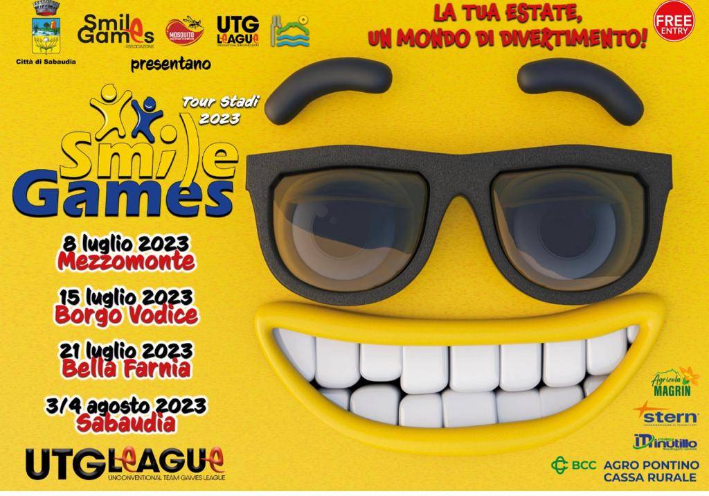 Smile Games: torna l’evento più divertente dell’estate a Sabaudia